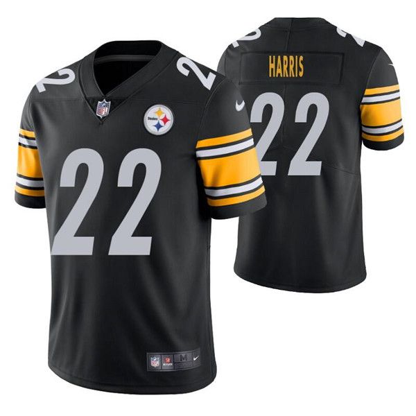 Men Pittsburgh Steelers 22 Najee Harris Nike Black Limited NFL Jersey
